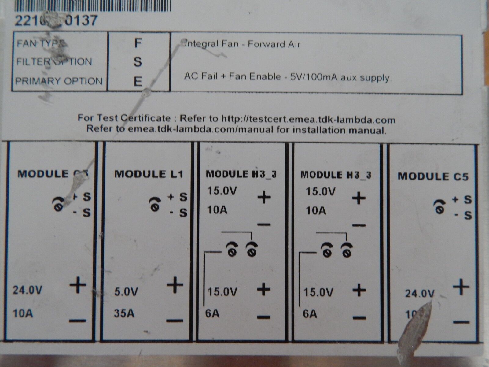 TDK-LAMBDA Vega-Lite 550 V5028GV Power Supply, NEW, 2 in stock, USA TDK-LAMBDA Vega-Lite 550 V5028GV Power Supply, NEW, 2 in stock, USA
